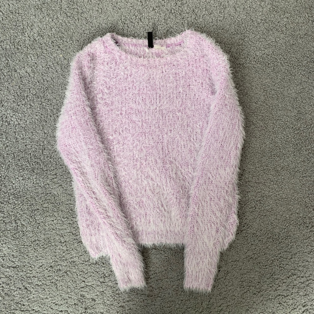 H&M Purple Eyelash Sweater